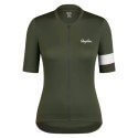 MAILLOT CORTO RAPHA MUJER CORE DARK GREEN | Ravet Bike