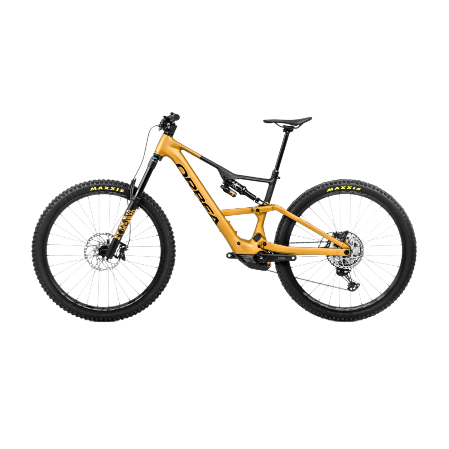 ORBEA RISE LT H10 YELLOW BLACK | Ravet Bike