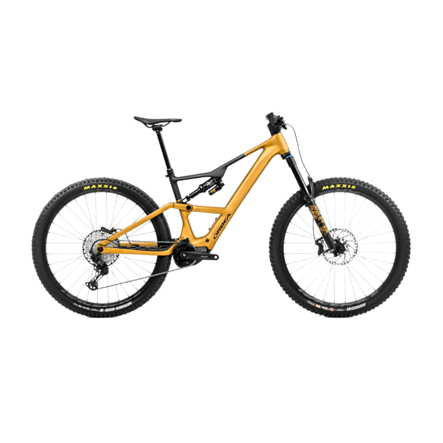 ORBEA RISE LT H10 YELLOW BLACK | Ravet Bike
