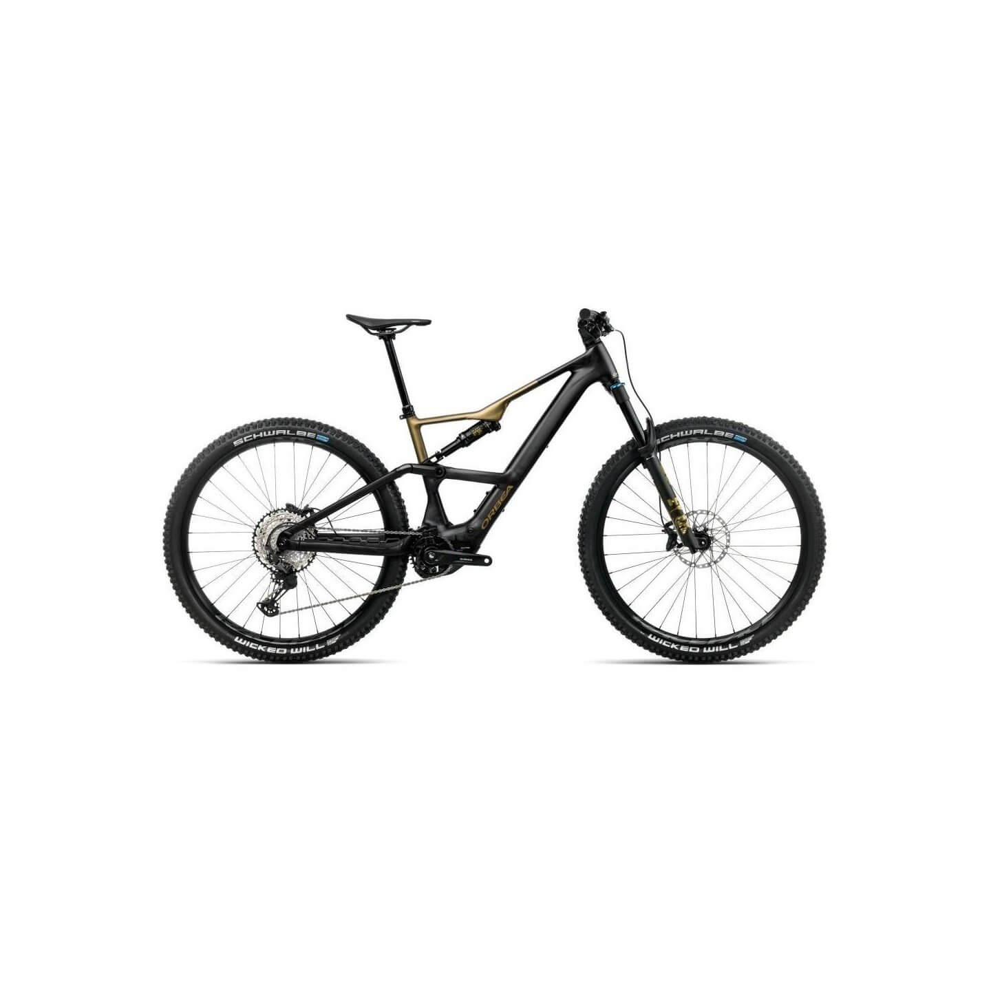 ORBEA RISE SL H10 BLACK OLIVE GREEN