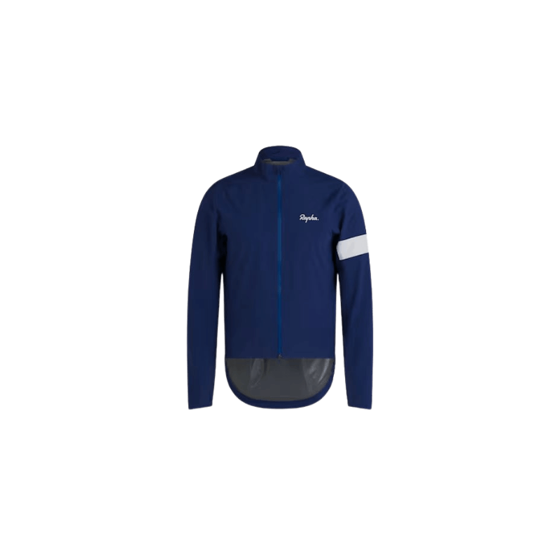 RAPHA MEN'S CORE RAIN JACKET II NAVY/WHITE