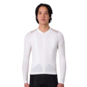 RAPHA MEN´S PRO TEAM LONG SLEEVE LIGHTWEIGHT JERSEY WHITE/SILVER | Ravet Bike