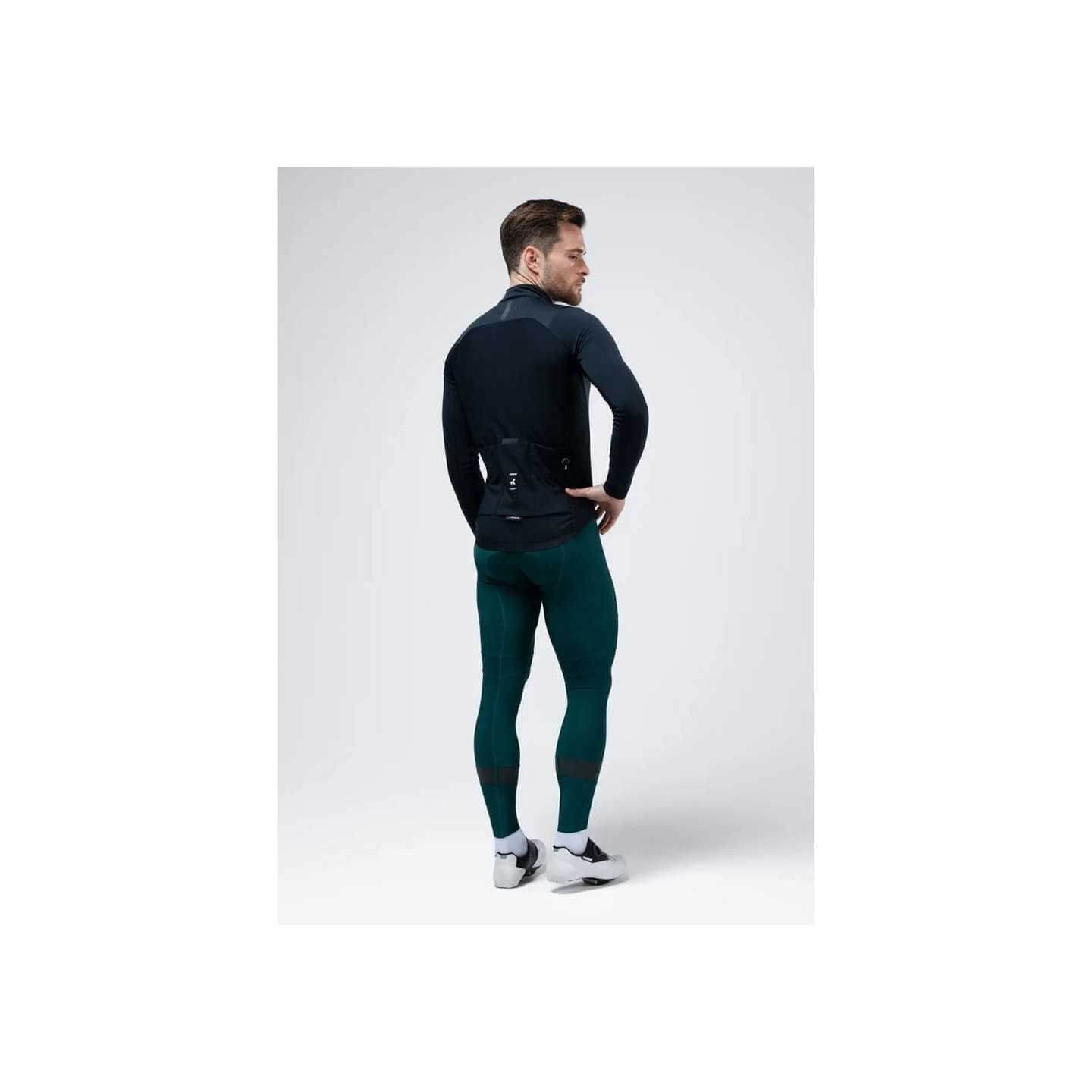 MAILLOT MANGA LARGA GOBIK HOMBRE SKIMO SOLID INK BLACK | Ravet Bike