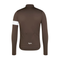RAPHA MEN'S CORE THERMAL LONG SLEEVE JERSEY DEEP COFFEE | Ravet Bike
