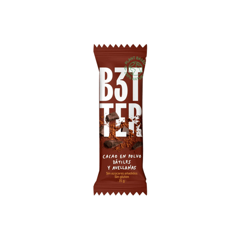 Barrita B3TTER Cacao 35g Energética Natural