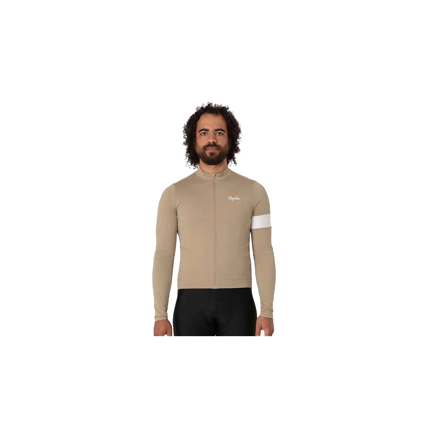 RAPHA MEN'S CORE THERMAL LONG SLEEVE JERSEY TAN | Ravet Bike