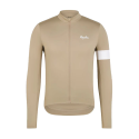 RAPHA MEN'S CORE THERMAL LONG SLEEVE JERSEY TAN | Ravet Bike
