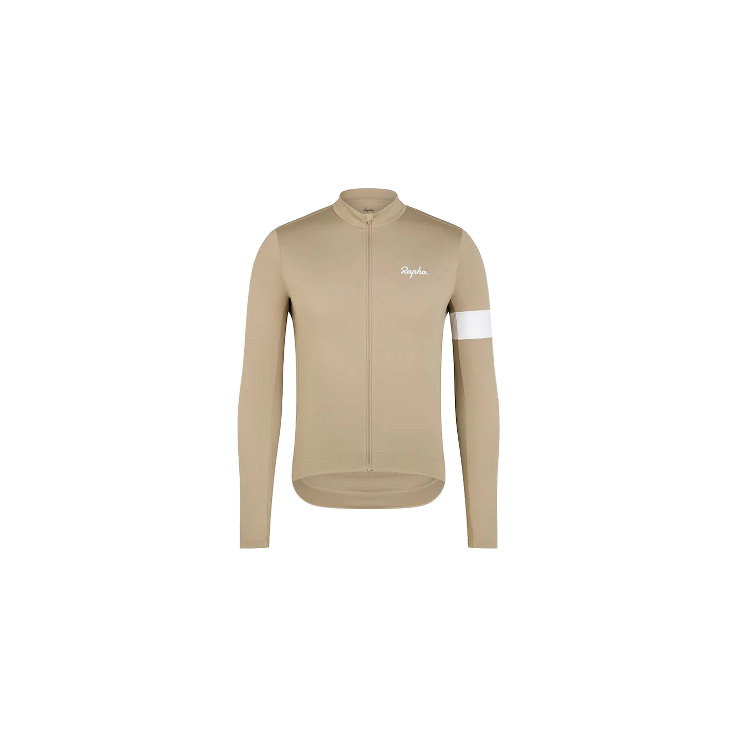 RAPHA MEN'S CORE THERMAL LONG SLEEVE JERSEY TAN | Ravet Bike