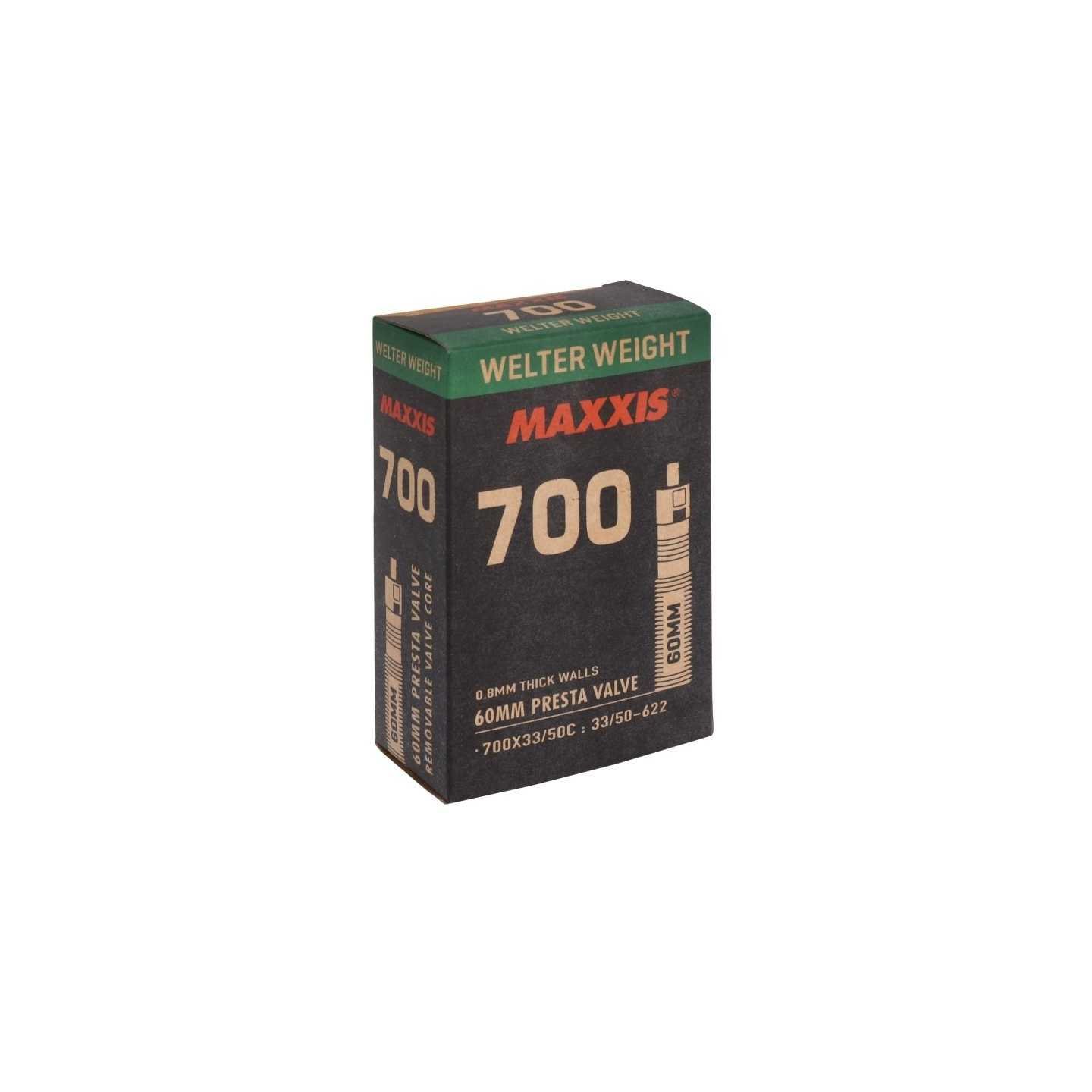 CAMARA MAXXIS WELTER WEIGHT 700X33-35 VALV DESMONTABLE | Ravet Bike
