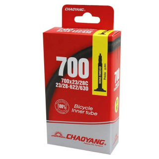 Cámara Chaoyang 700x23/28 válvula desmontable