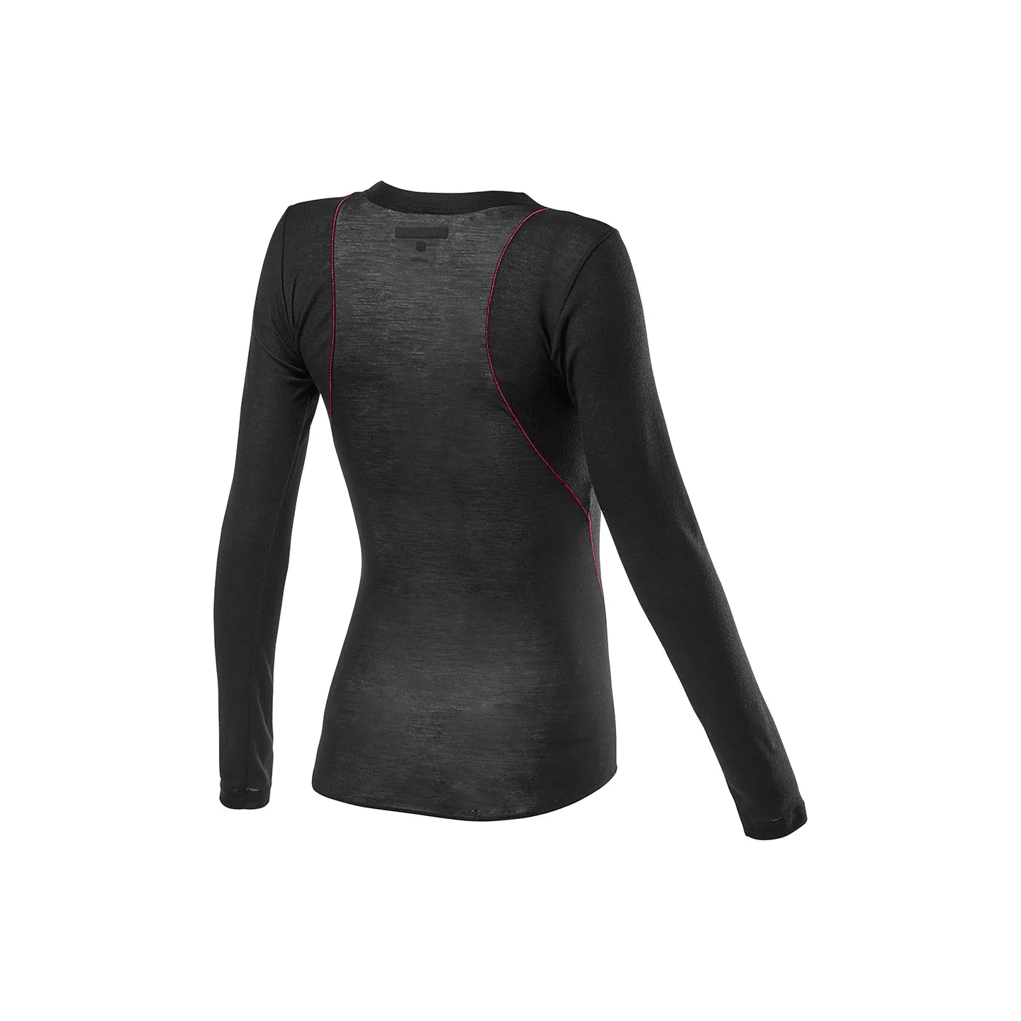 CAMISETA INTERIOR TÉRMICA CASTELLI MUJER PROSECCO TECH NEGRA | Ravet Bike