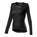 CAMISETA INTERIOR TÉRMICA CASTELLI MUJER PROSECCO TECH NEGRA | Ravet Bike