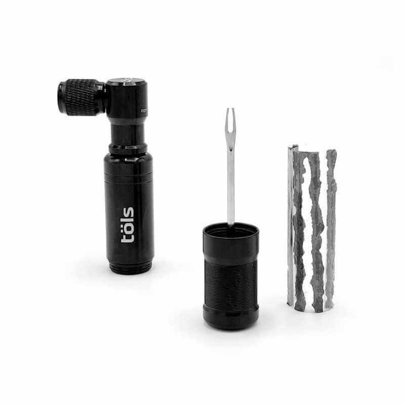 COMPRA EL KIT DE REPARACION TUBELESS CON MECHAS + CO2 TOLS