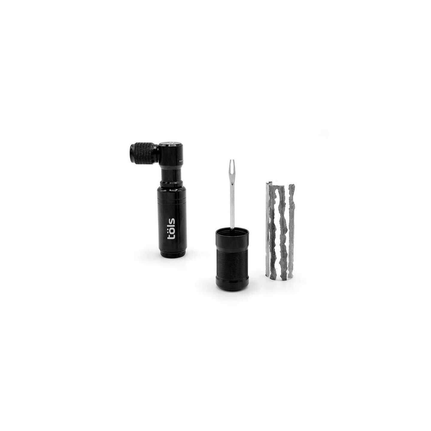 KIT DE REPARACION TOLS TUBELESS CON MECHAS + CO2 | Ravet Bike