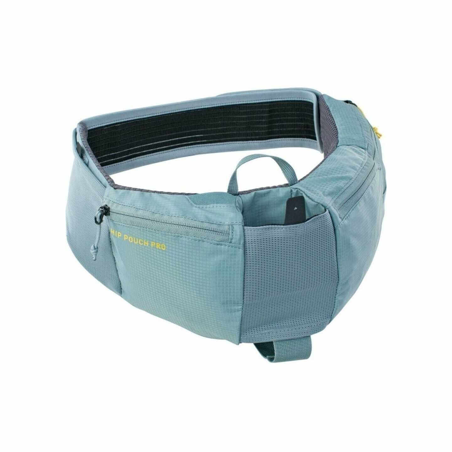 RIÑONERA EVOC HIP POUCH PRO + DRINK BOTTLE 0.55 ACERO | Ravet Bike