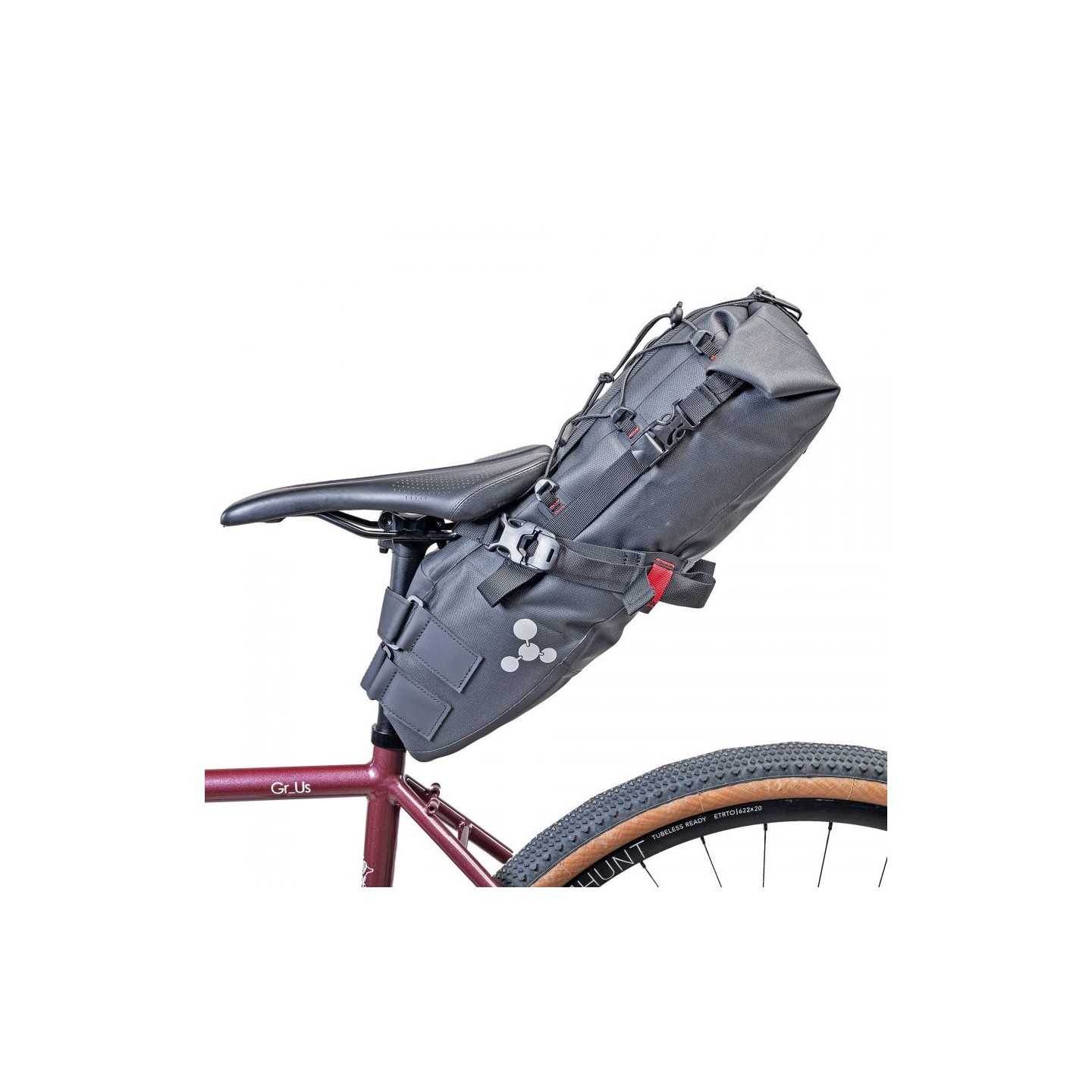 GEOSMINA LARGE SEAT BAG 15L + STABILIZER | Ravet Bike