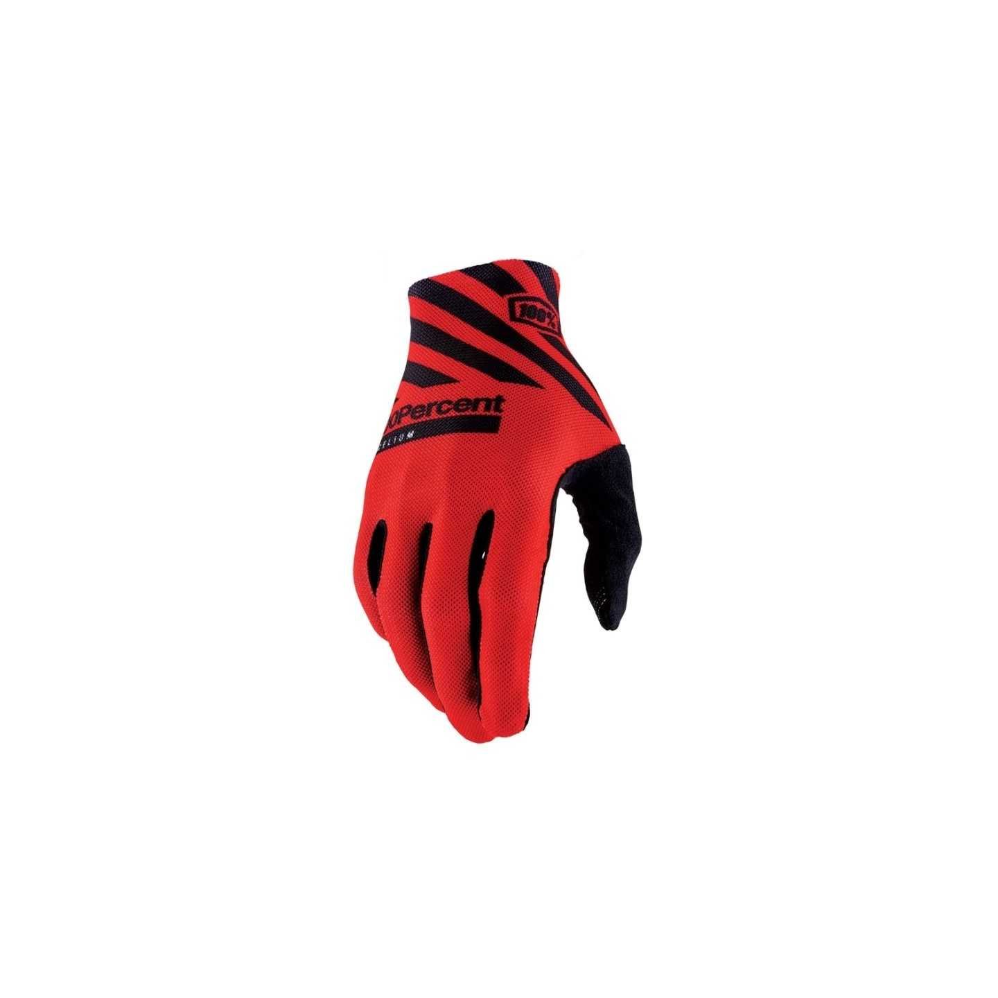 GUANTES 100% CELIUM ROJOS | Ravet Bike