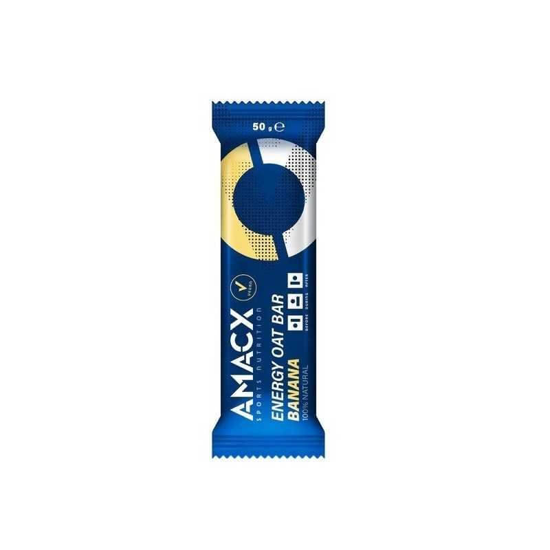 Amacx Energy Oat Bar Banana 50g | Barrita energética
