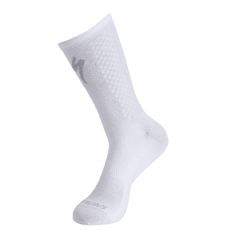 Calcetines Specialized Knit Tall White Silver