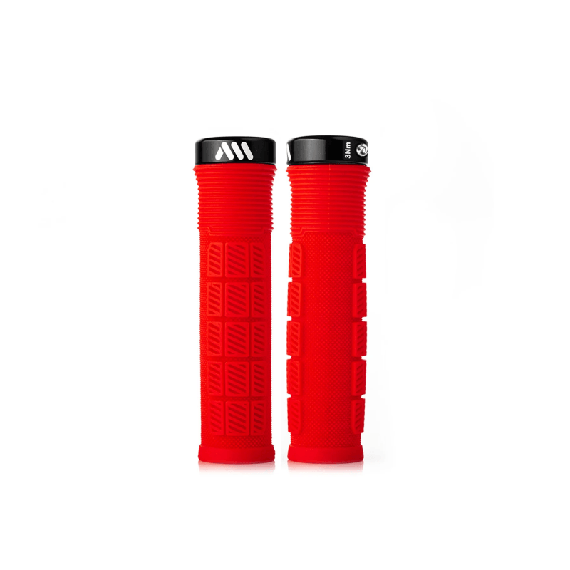 Puños AMS Rise Red MTB | Máximo agarre y control