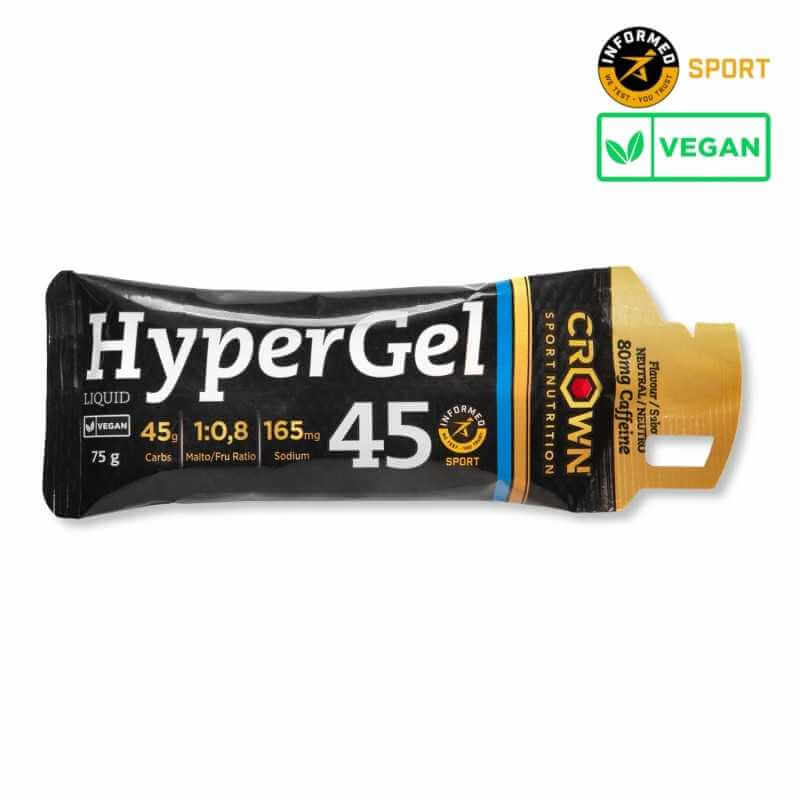 HyperGel 45 Crown neutro cafeína | Gel energético