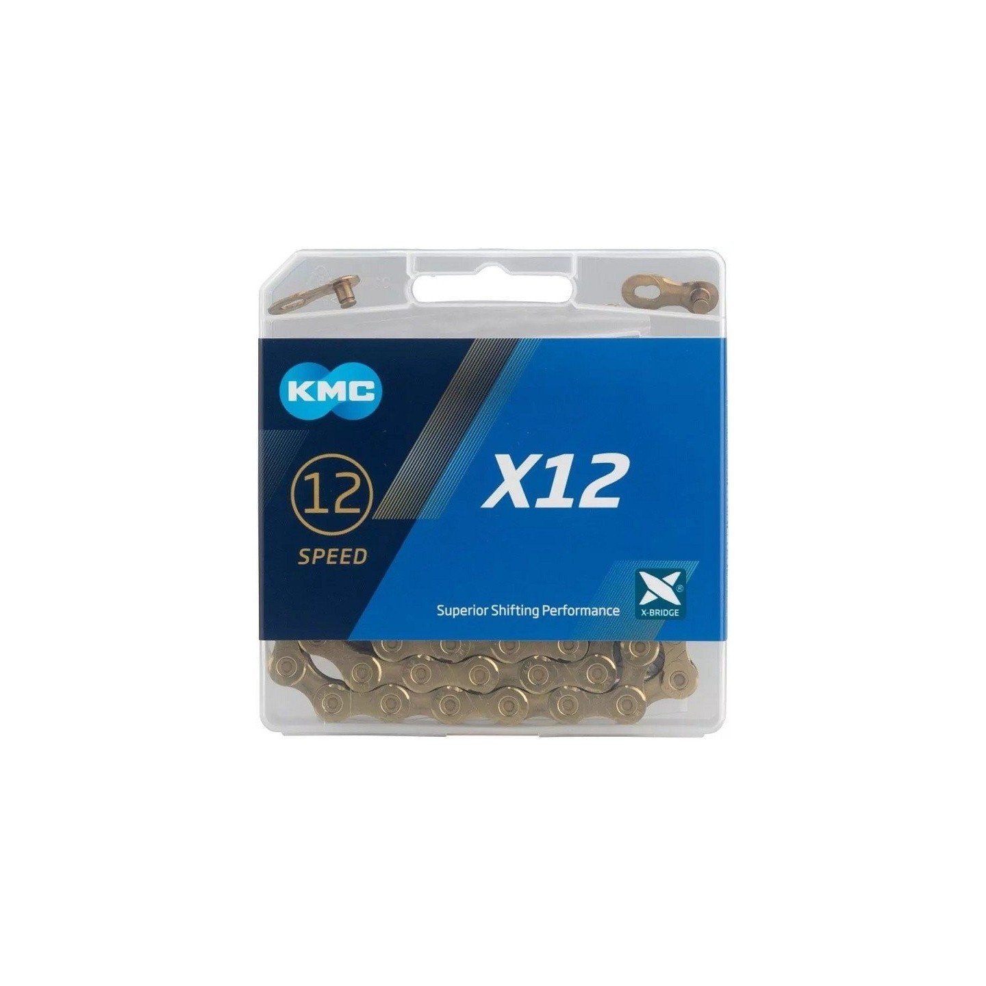 CADENA KMC X12 ORO 126P 12V | Ravet Bike