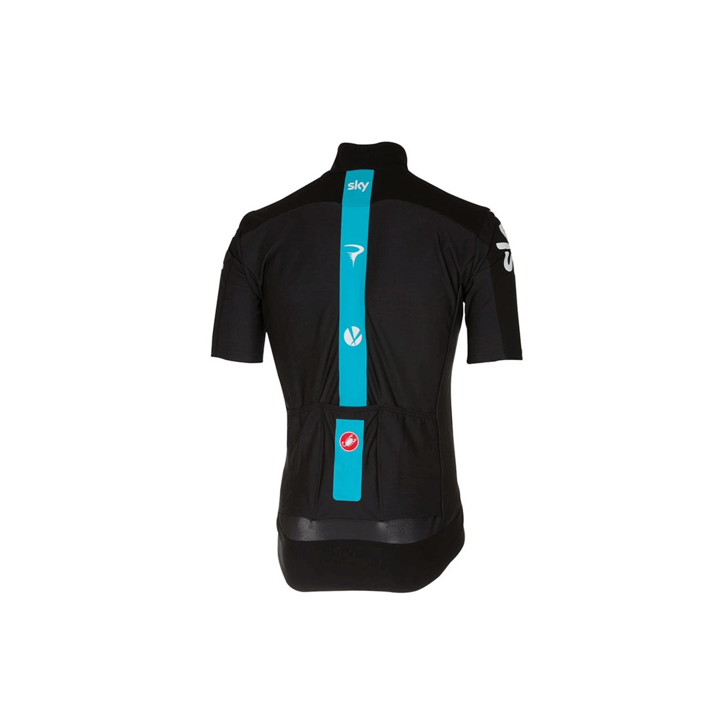 GABBA TEAM SKY PERFETTO 2 LIGHT WINDSTOPPER ROSSO CORSA trasera