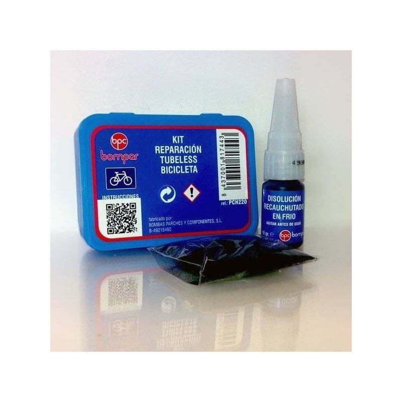 KIT RECAUCHUTADO REPARA TUBELESS BOMPAR