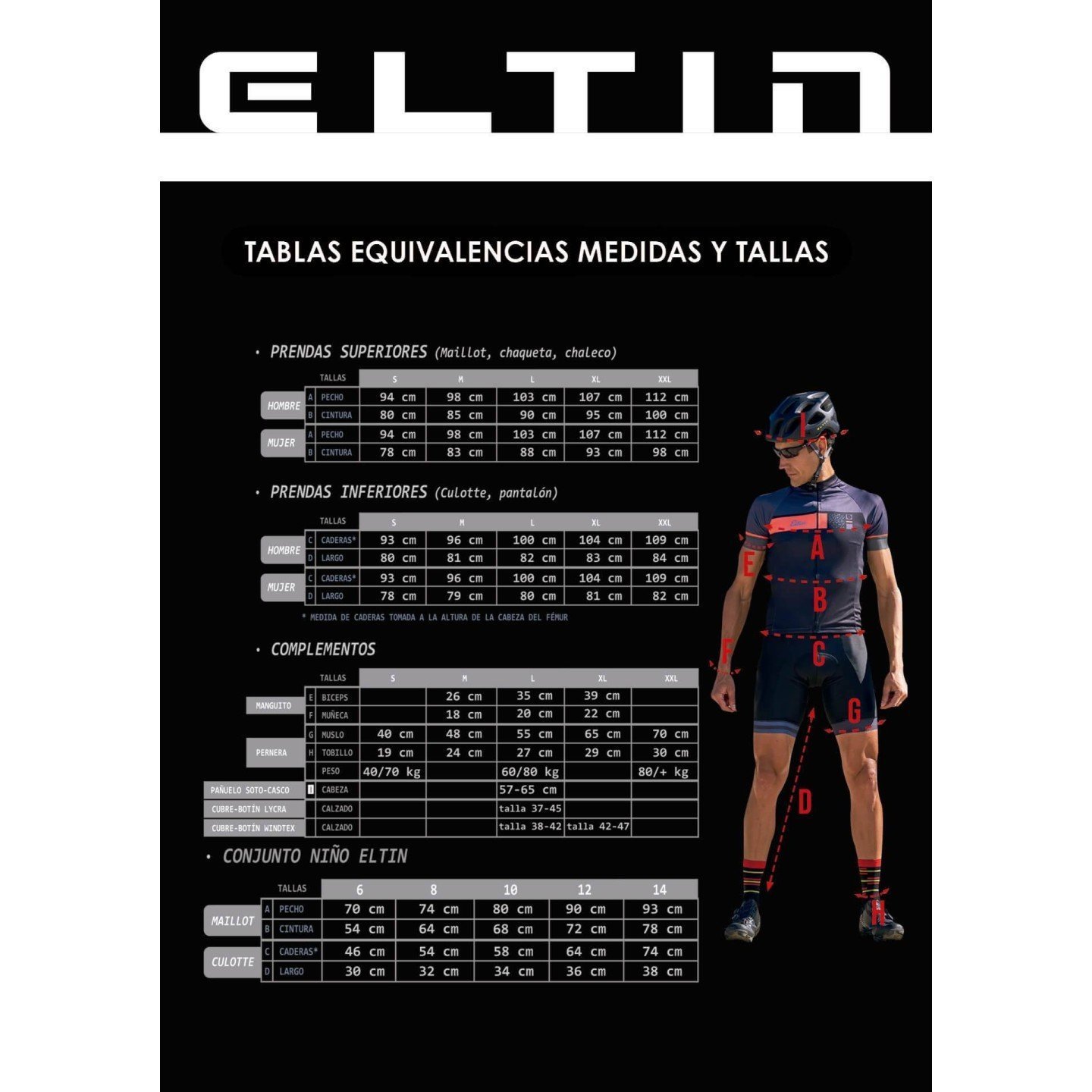 MAILLOT ELTIN SKIPPER NEGRO/AZUL