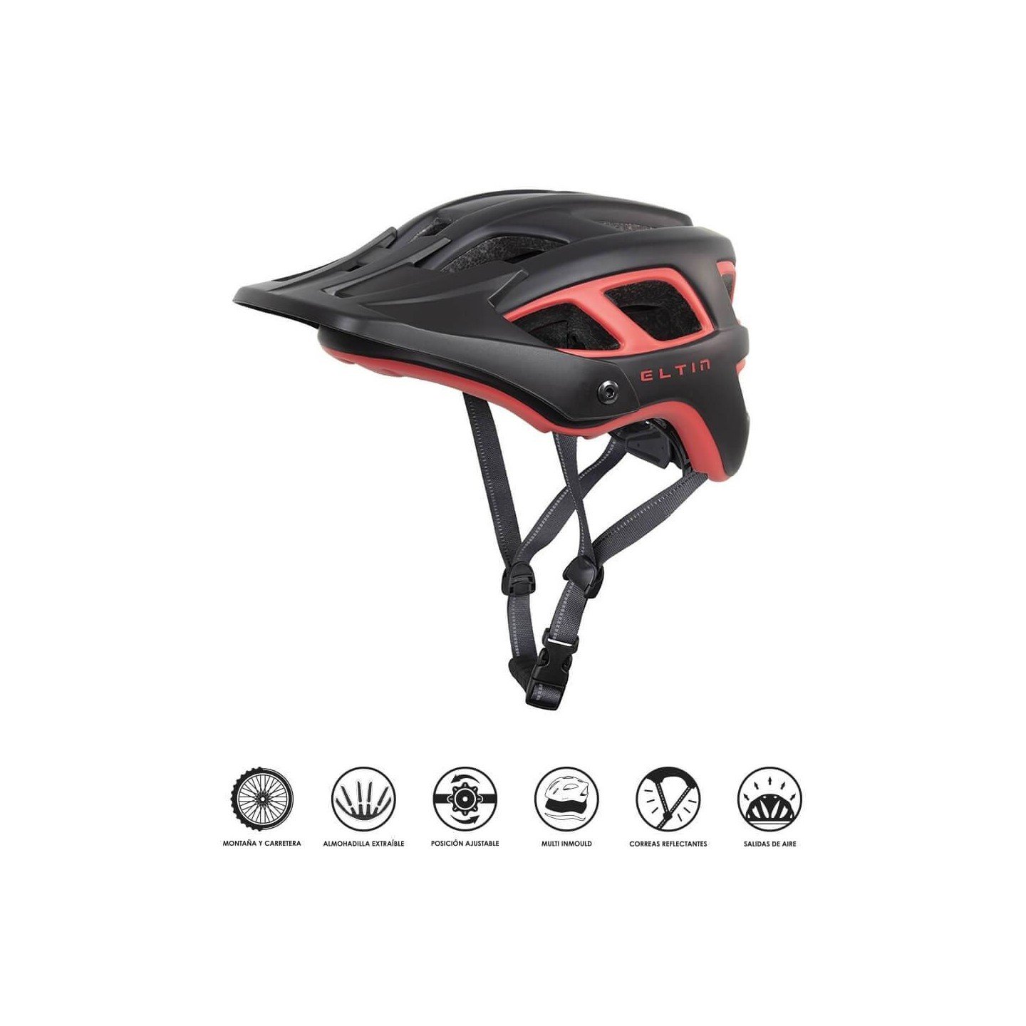 CASCO ELTIN 3 PROTECT ROJO