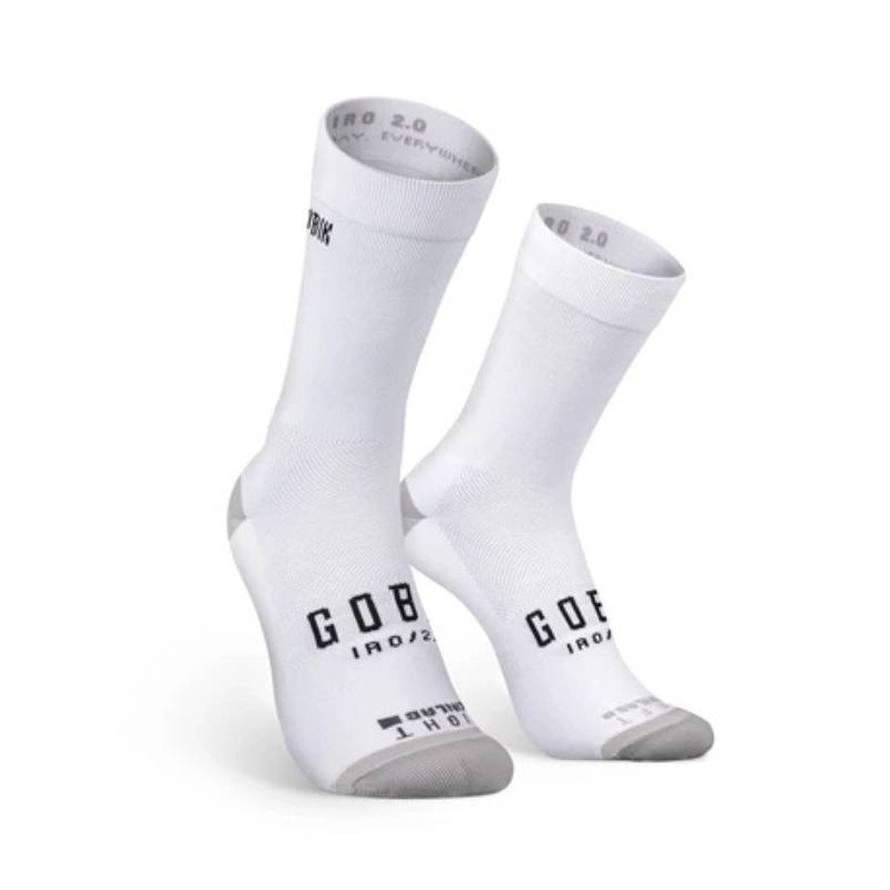 CALCETINES GOBIK IRO 2.0 BLANCOS / LOGO L/XL